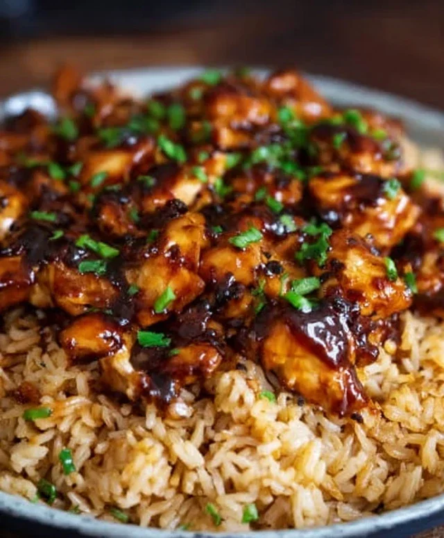 One-Pan Bold Honey BBQ Chicken Rice