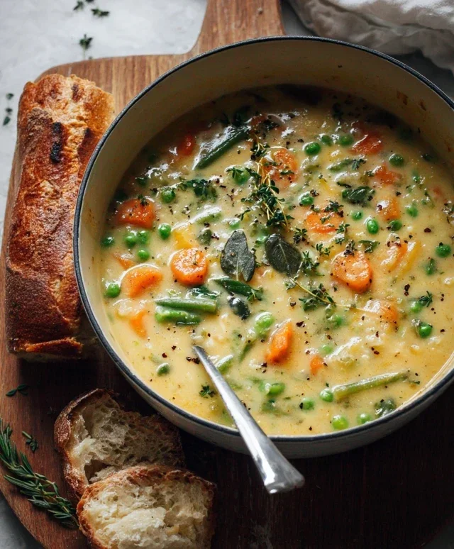 One-Pot Creamy Vegetable Soup