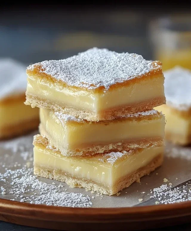 Vanilla Custard Cream Squares
