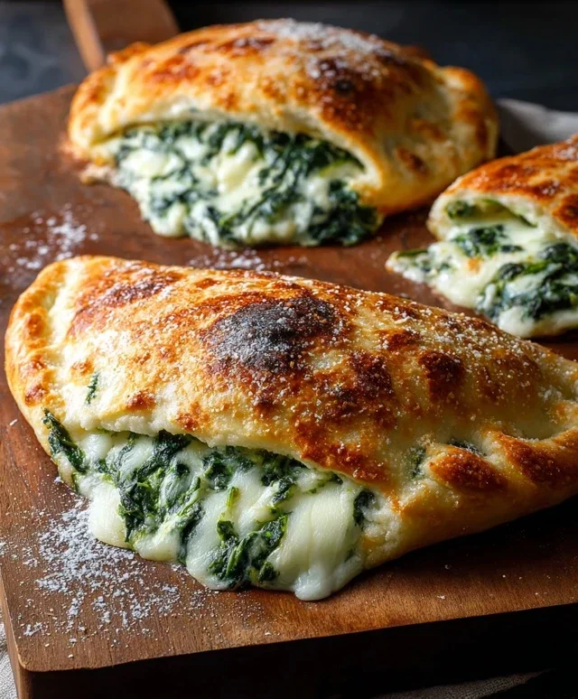Ricotta Spinach Calzones