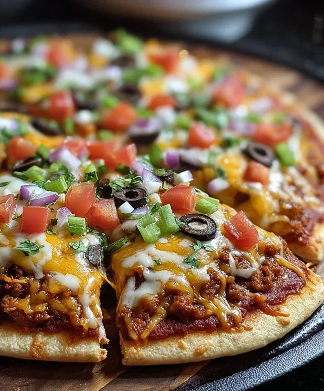 Homemade Mexican Pizza