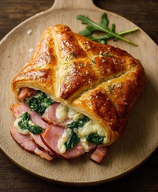 Beef Beef Ham and Cheese with Spinach