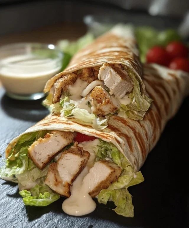 Chicken Caesar Wraps