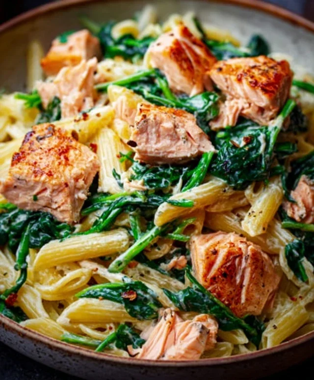 Salmon Spinach Pasta Dish: A Delicious and Nutritious Recipe to Try Today