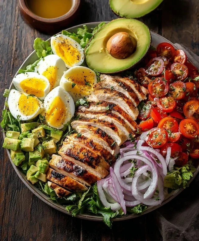 Pnon-non-non-alcoholic alternativeic non-alcoholic aleo Grilled Chicken Cobb Salad