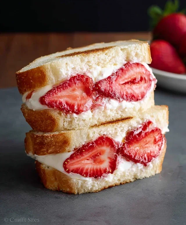 4-ingredient Strawberry Sando