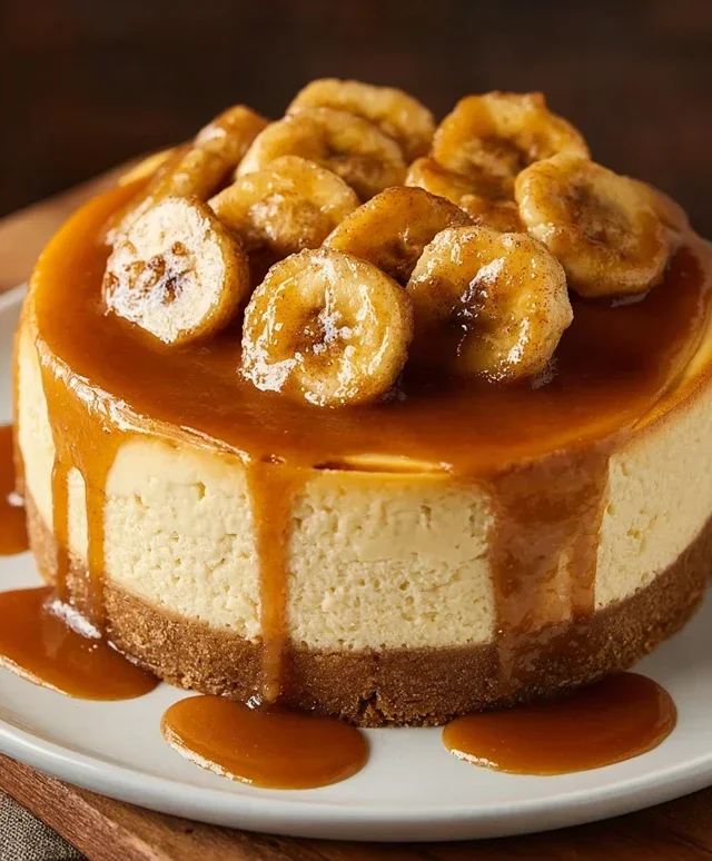 Bananas Foster Cheesecake