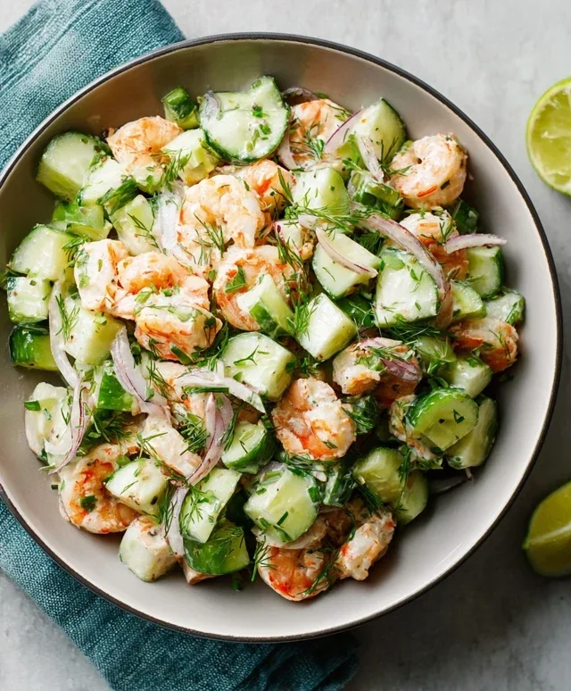 Cucumber Shrimp Salad
