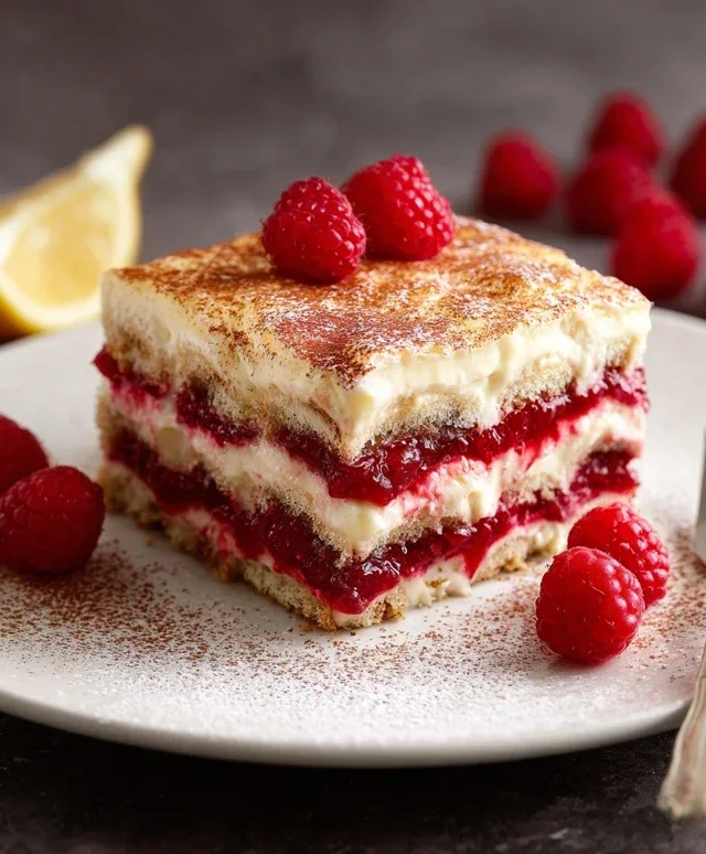 Raspberry Tiramisu