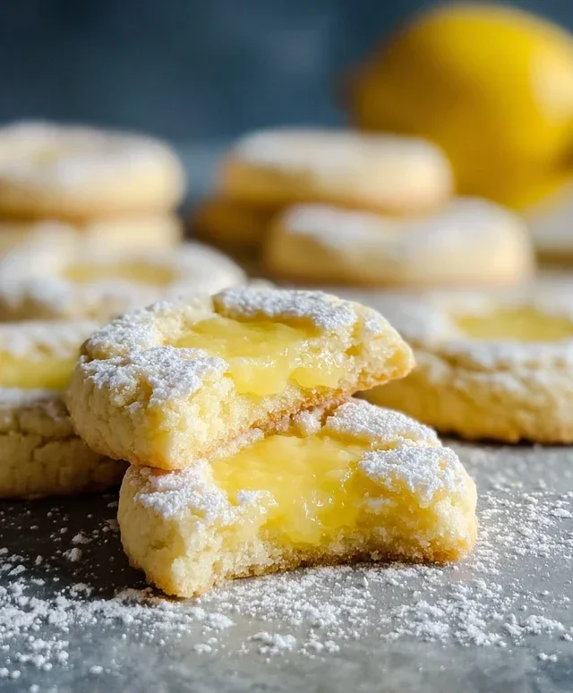 Lemon Bar Butter Cookies
