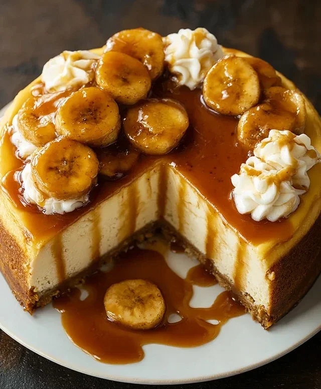 Bananas Foster Cheesecake