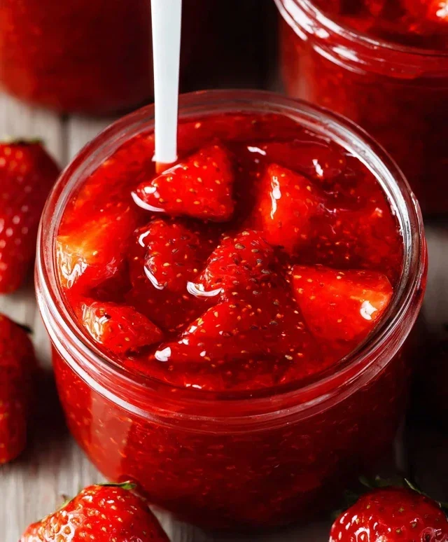 Fresh Strawberry Sauce (Strawberry Topping)