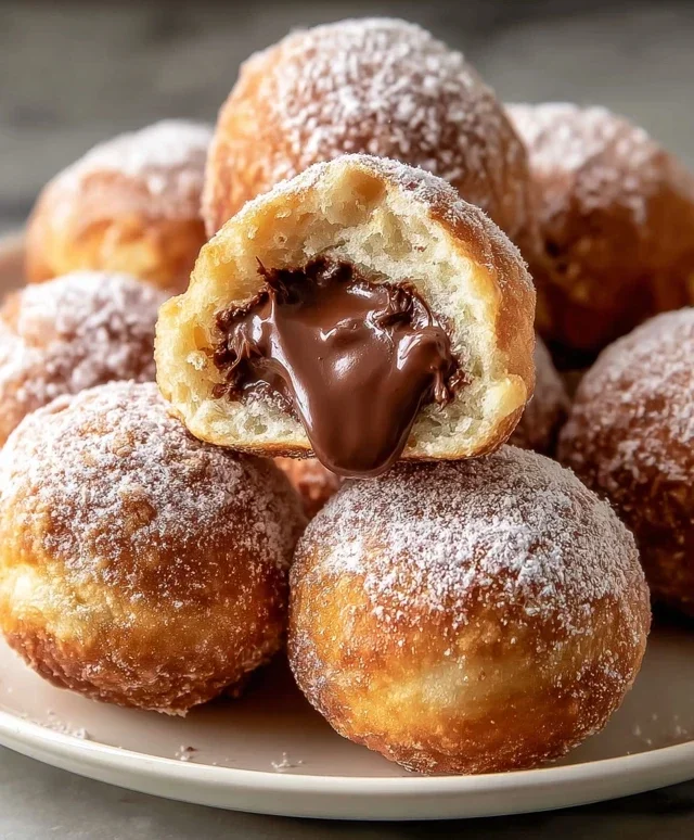 Air Fryer Nutella Bombs