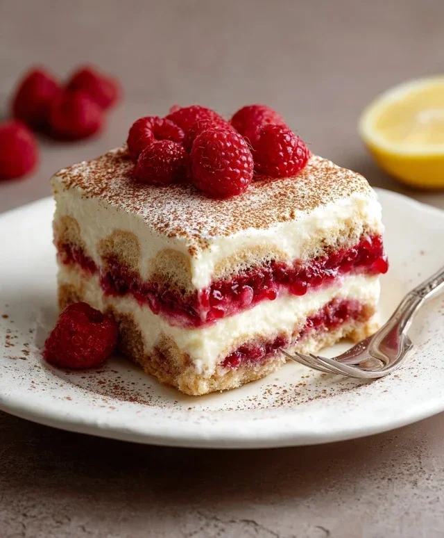 Raspberry Tiramisu
