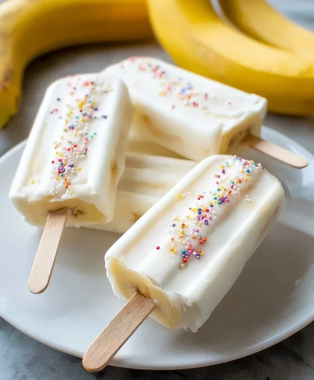 Frozen Banana Yogurt Bites