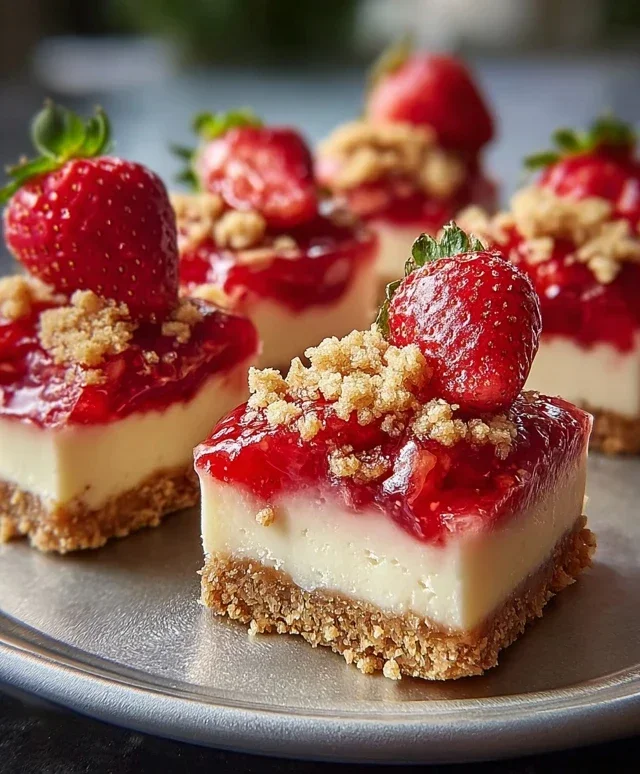 Strawberry Crunch Cheesecake Bites