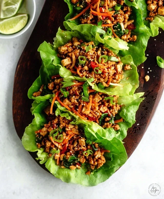 Tofu Lettuce Wraps