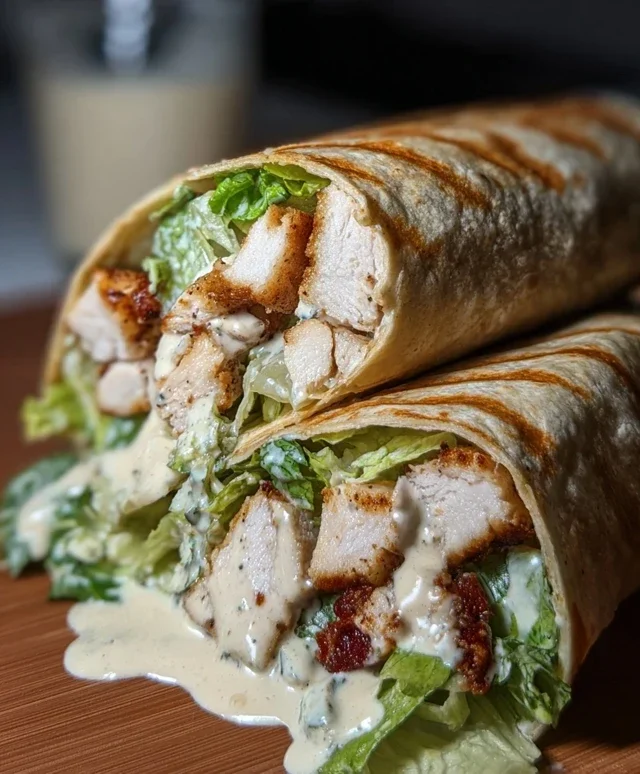 Chicken Caesar Wraps