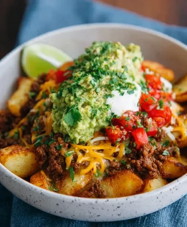 Loaded Potato Taco Bowl