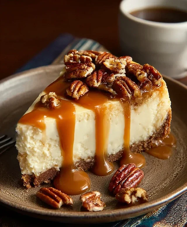 Pecan Caramel Cheesecake