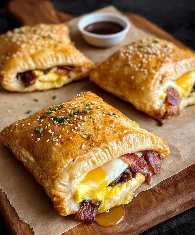 Breakfast Pockets Beef Beef Bacon Egg