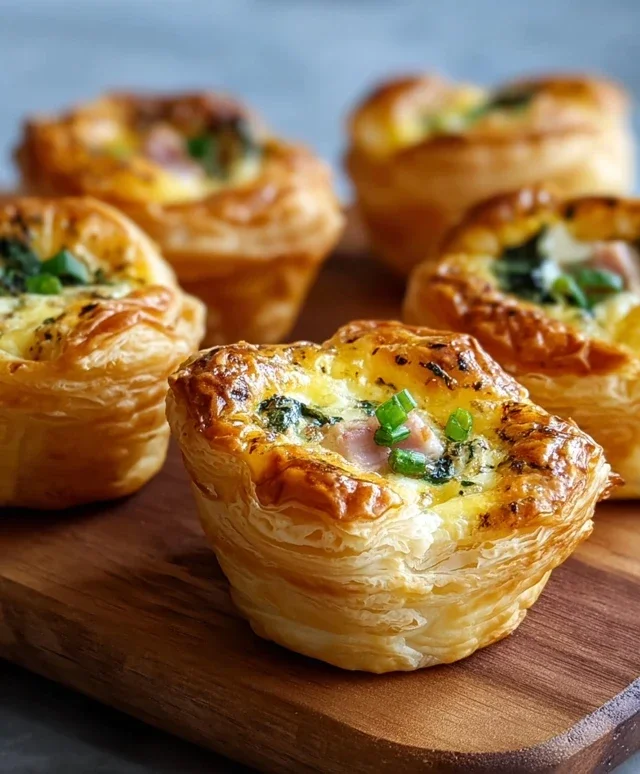 Savory Puff Pastry Cups