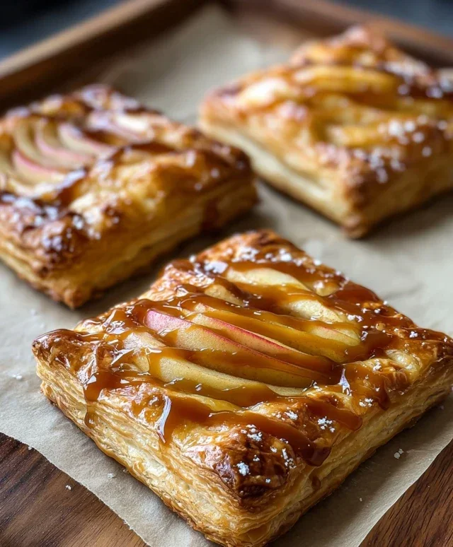Caramel Apple Puff Pastries