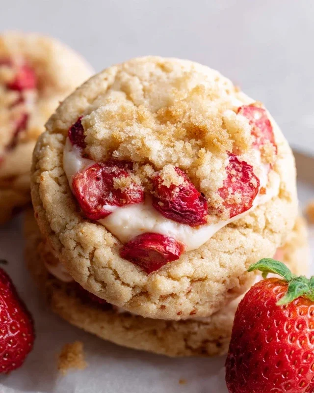 Strawberry Shortcake Cookies