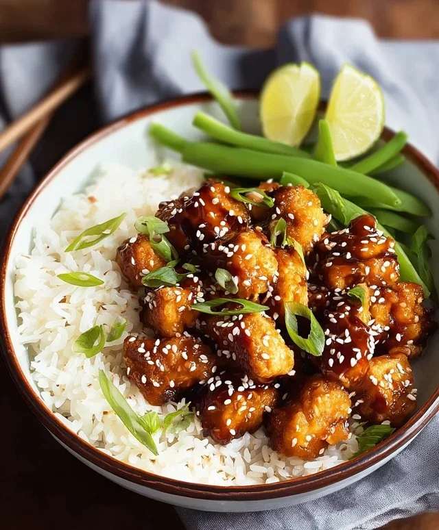 Healthy Sesame Chicken Dish