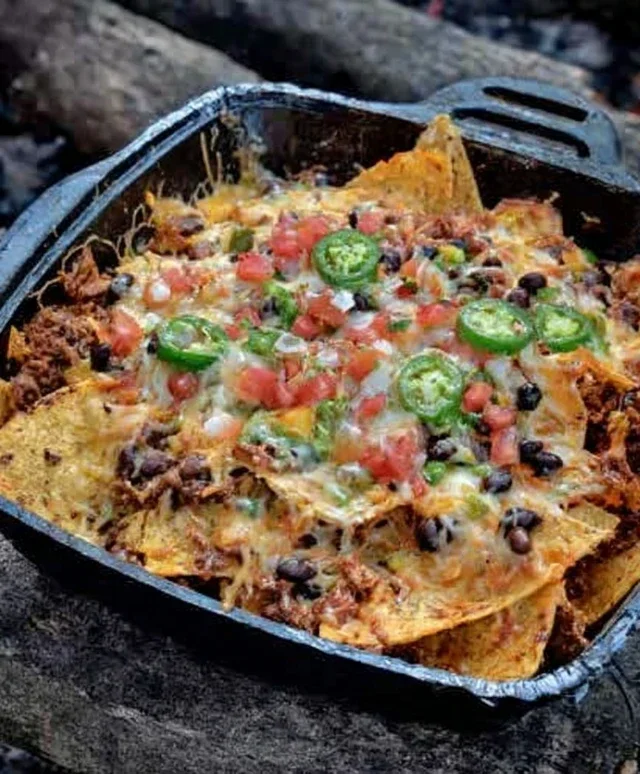Campfire Grilled Nachos