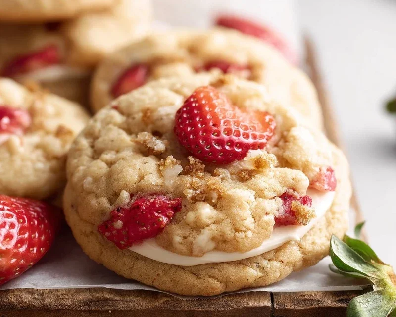 Strawberry Shortcake Cookies