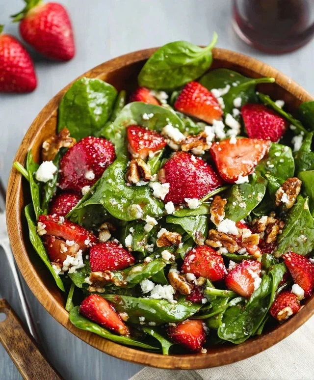 Spinach Strawberry Salad