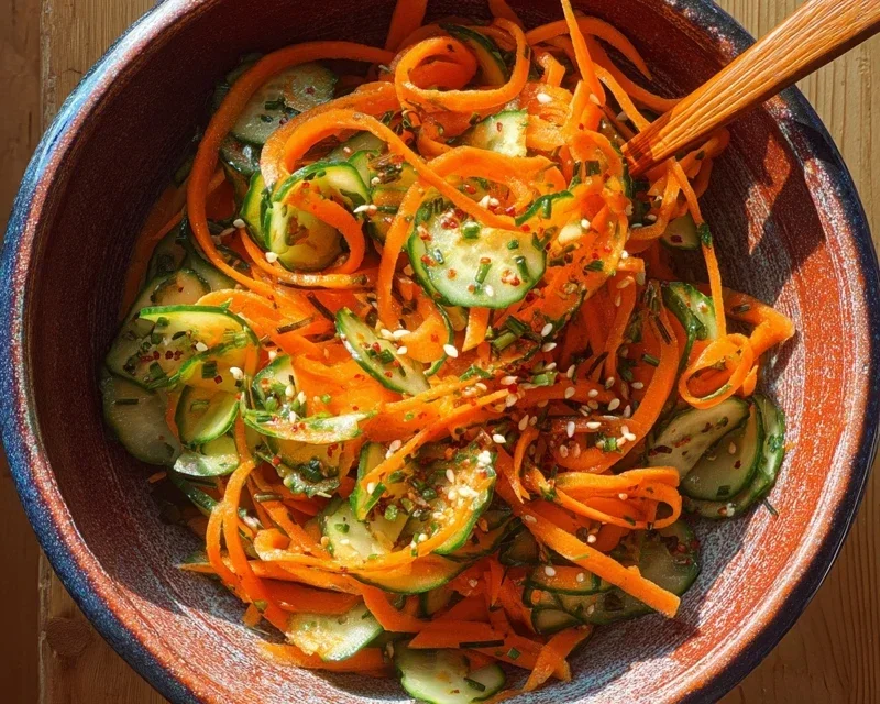 Cucumber Carrot Salad