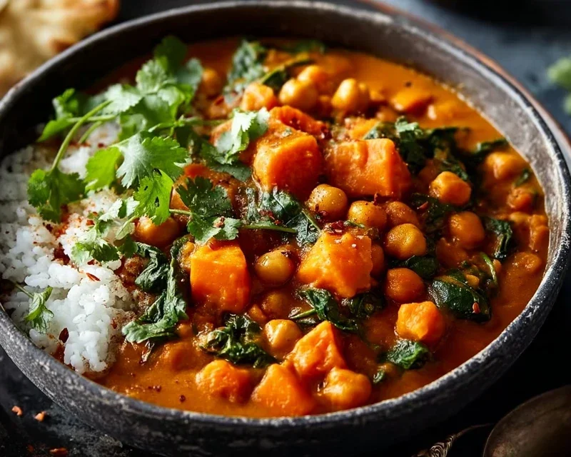 Sweet Potato and Chickpea Curry