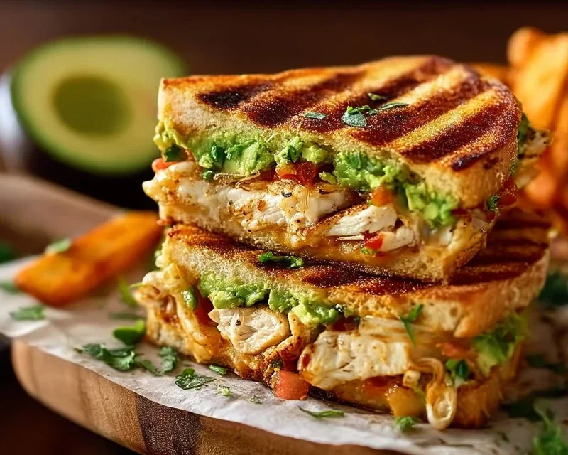 Chicken Avocado Melt Sandwich