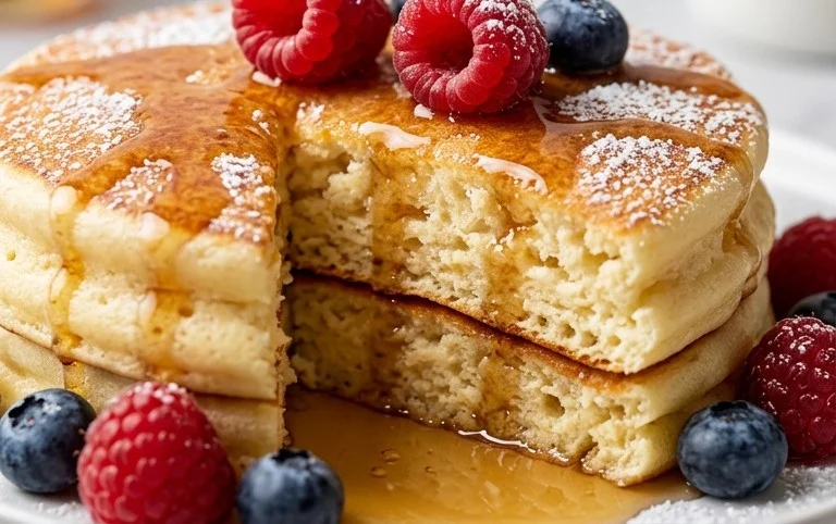 Fluffy Japanese Soufflé Pancakes