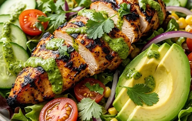 Peruvian Grilled Chicken Salad