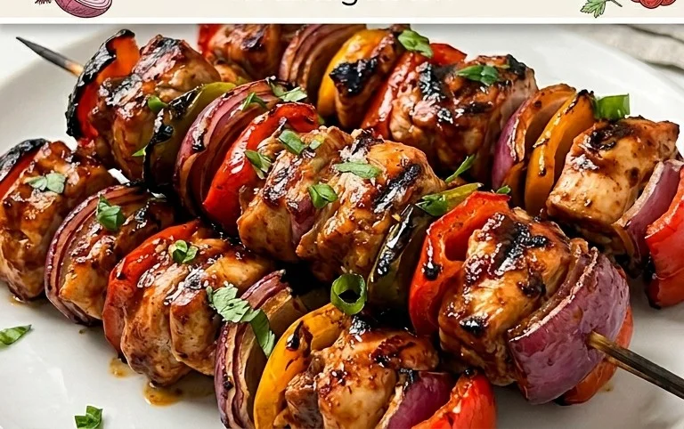 Mexican Barbecue Chicken Skewers