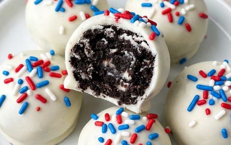 Patriotic Oreo Balls