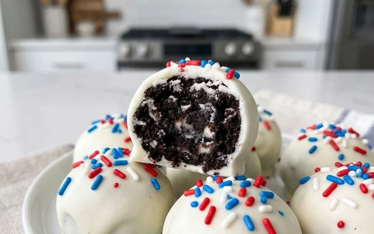 Patriotic Oreo Balls
