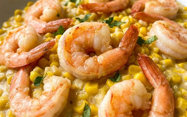 Shrimp and Creamed Corn (30 Minutes, One-Pan)