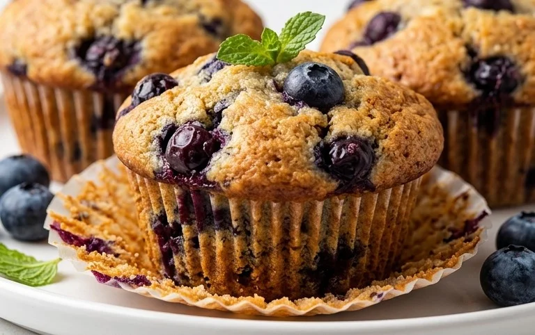 Homemade Blueberry Muffins