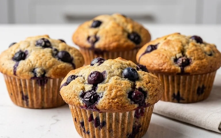 Homemade Blueberry Muffins