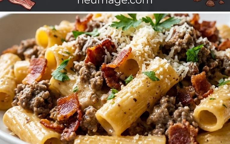 Beef Bacon Pasta