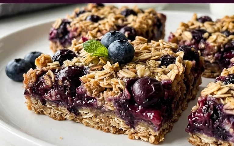 Blueberry Oatmeal Bars