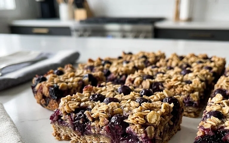 Blueberry Oatmeal Bars