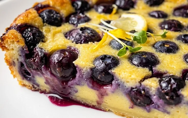 Lemon Blueberry Clafoutis