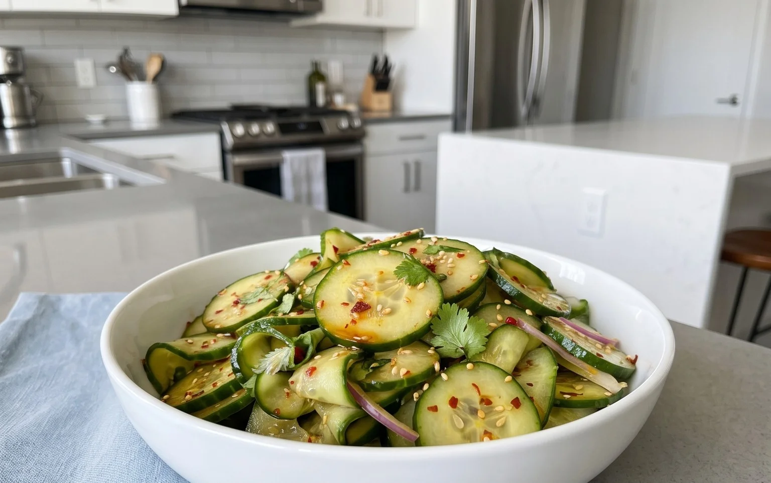 Spicy Asian Cucumber Salad