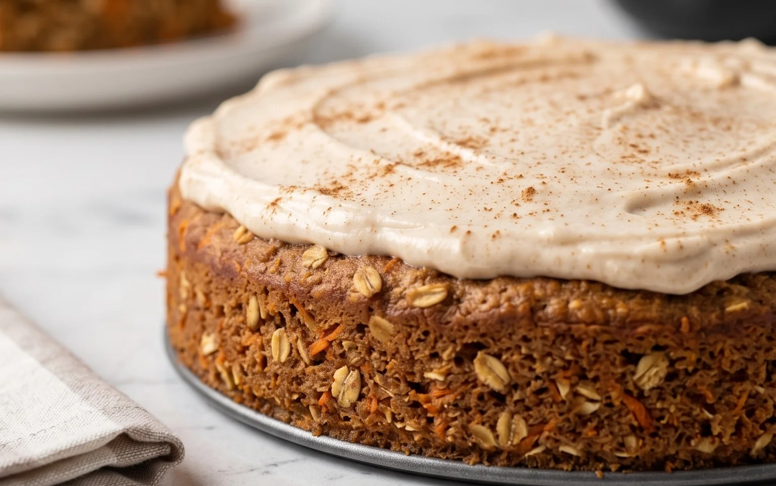 Easy Flourless Oatmeal Carrot Cake Recipe