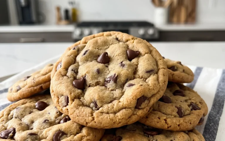 Crispy and Chewy Chocolate Chip Cookies